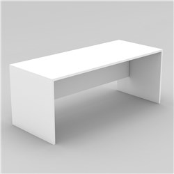 OM STRAIGHT DESK 1800W X 900D X 720MMH ALL WHITE