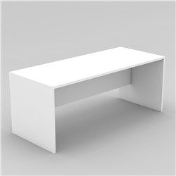 OM STRAIGHT DESK 1200W X 600D X 720MMH ALL WHITE