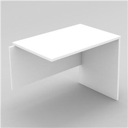 OM DESK RETURN 1200W X 600D X 720MMH ALL WHITE