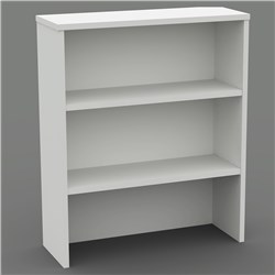 OM OVERHEAD HUTCH 900W X 325D X 1080MMH ALL WHITE