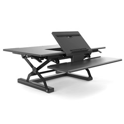 SYLEX ARISE ERGOLATOR STRAIGHT SIT-STAND RISER 915W X 580D X 120-420MMH BLACK