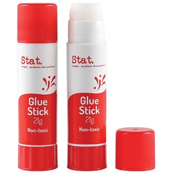 STAT GLUE STICK PVP 21GM WHITE