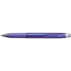 UNI-BALL URN180 RE ERASABLE GEL ROLLERBALL PEN RETRACTABLE FINE 0.5MM VIOLET