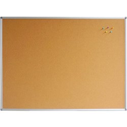 RAPIDLINE CORKBOARD 1200W X 15D X 1200MMH ALUMINIUM FRAME