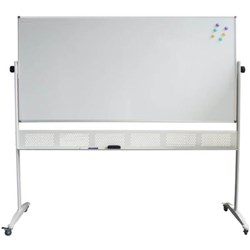 RAPIDLINE STANDARD MOBILE WHITEBOARD 1800W X 900MMH ALUMINIUM FRAME