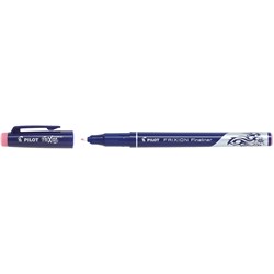 PILOT FRIXION FINELINER PEN ERASABLE SUPER FINE 0.45MM BABY PINK