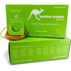 BOUNCE RUBBER BANDS SIZE 19 BOX 100GM