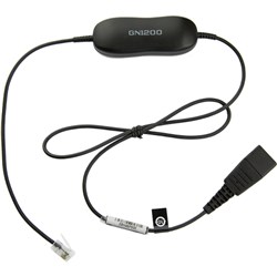 JABRA GN1200 SMART CORD 1 METRE BLACK
