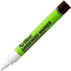 ARTLINE GARDENERS PERMANENT MARKER BULLET 1.5MM WHITE