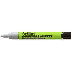 ARTLINE GARDENERS PERMANENT MARKER BULLET 1.5MM SILVER
