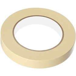CUMBERLAND MASKING TAPE 18MM X 50M WHITE PACK OF 8