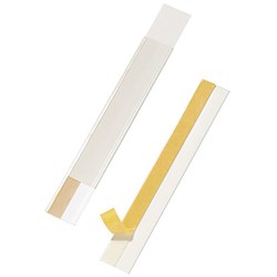 DURABLE SCANFIX SELF-ADHESIVE LABEL HOLDER 200 X 40MM CLEAR PACK OF 50