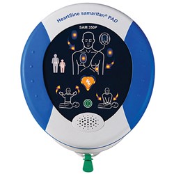 HEARTSINE SAMARITAN PAD SAM 350P DEFIBRILLATOR SEMI AUTOMATIC BLUE