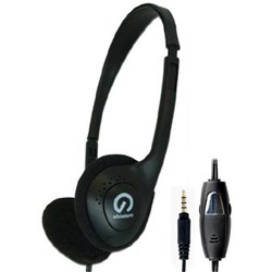 SHINTARO 106M STEREO HEADSET WITH INLINE MICROPHONE BLACK