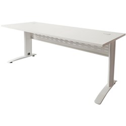 RAPIDLINE RAPID SPAN STRAIGHT DESK 1500W X 700D X 730MMH WHITE/WHITE