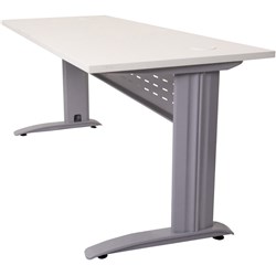 RAPIDLINE RAPID SPAN STRAIGHT DESK 1800W X 700D X 730MMH WHITE/SILVER