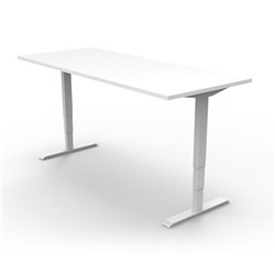 RAPIDLINE BOOST+ SINGLE SIDED WORKSTATION 1200W X 750D X 1270MMH WHITE/WHITE