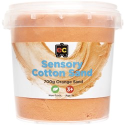 EC SENSORY COTTON SAND 700G TUB ORANGE
