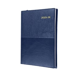 COLLINS VANESSA FINANCIAL YEAR DIARY A4 WEEK TO VIEW BLUE