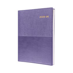 COLLINS VANESSA FINANCIAL YEAR DIARY A4 DAY TO PAGE PURPLE