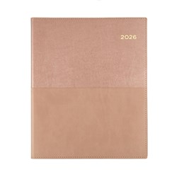 COLLINS VANESSA DIARY QUARTO VERTICAL WEEK TO VIEW ROSE GOLD