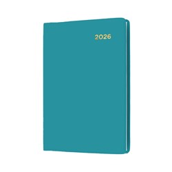 COLLINS BELMONT COLOURS DIARY A7 WEEK TO VIEW TEAL