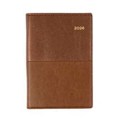 COLLINS VANESSA POCKET DIARY B7R WEEK TO VIEW BROWN