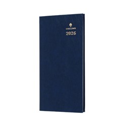 COLLINS STERLING DIARY B6/7 WEEK TO VIEW PORTRAIT BLUE