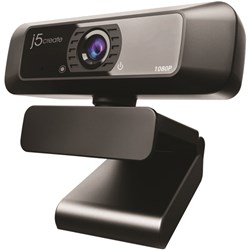 J5CREATE USB HD WEBCAM WITH 360 DEGREES ROTATION BLACK
