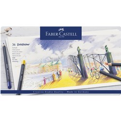 FABER-CASTELL GOLDFABER COLOUR PENCILS TIN OF 36