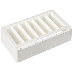 AVERY FOOD ROTATION DAY LABEL PLASTIC DISPENSER ONLY WHITE