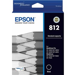EPSON 812 DURABRITE ULTRA INK CARTRIDGE BLACK