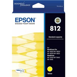 EPSON 812 DURABRITE ULTRA INK CARTRIDGE YELLOW