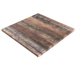 SM FRANCE SQUARE TABLE TOP INDOOR OUTDOOR USE 800W X 800MMD ARIZONA