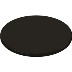 SM FRANCE ROUND TABLE TOP INDOOR OUTDOOR USE 600MM DIAMETER BLACK