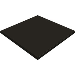SM FRANCE SQUARE TABLE TOP INDOOR OUTDOOR USE 600W X 600MMD BLACK
