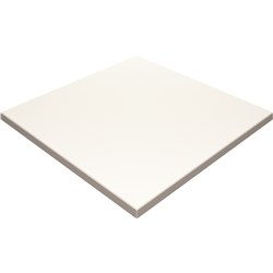 SM FRANCE SQUARE TABLE TOP INDOOR OUTDOOR USE 600W X 600MMD WHITE