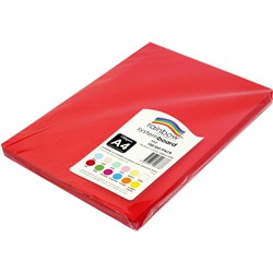 RAINBOW SYSTEM BOARD A4 150 GSM RED 100 SHEETS