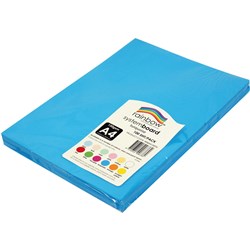 RAINBOW SYSTEM BOARD A4 150 GSM TURQUOISE 100 SHEETS