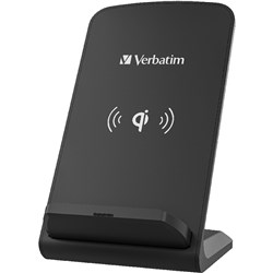 VERBATIM 10W WIRELESS CHARGER STAND SPACE GREY
