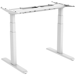 ERGOVIDA ELECTRIC SIT-STAND DESK FRAME ONLY 1000 -1700WX750DX620-1280MMH WHITE