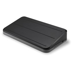 KENSINGTON SPACE SAVING FOOTREST 420W X 230D X 65-79MMH BLACK