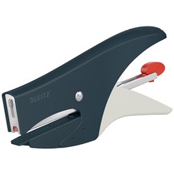 LEITZ COSY 1 HOLE PLIER 15 SHEET CAPACITY VELVET GREY
