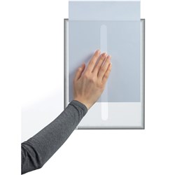 DURABLE DURAFRAME STATIC CLING INFO POCKET A4 GREY PACK OF 5