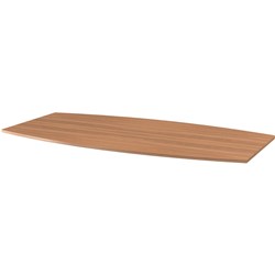 OM PREMIER BOARDROOM TABLE TOP ONLY 2400W X 1200D X 25MMH VIRGINIA WALNUT