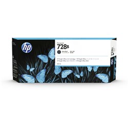 HP 728B DESIGNJET INK CARTRIDGE HIGH YIELD 300ML 3WX30A MATTE BLACK
