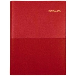 COLLINS VANESSA FINANCIAL YEAR DIARY A4 WEEK TO VIEW RED