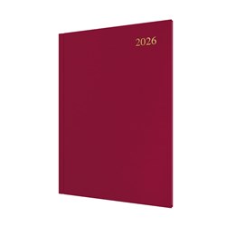 COLLINS ESSENTIAL DIARY A4 WEEK TO VIEW MAROON