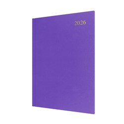 COLLINS ESSENTIAL DIARY A4 WEEK TO VIEW PURPLE