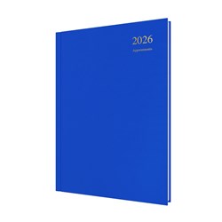 COLLINS ESSENTIAL APPOINTMENT DIARY A4 DAY TO PAGE BLUE
